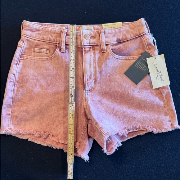 Universal Thread Pants - Universal Thread Washed Pink Denim Cutoff Shorts Sz 2/26